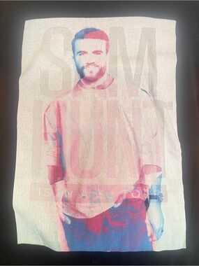 Sam Hunt 15 In A 30 Concert Tour T Shirt Black Size Small Cotton Unisex Music